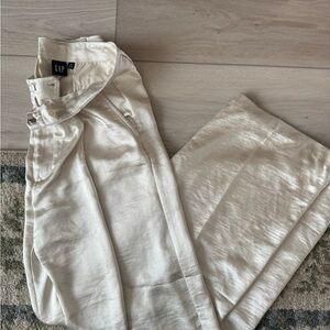 Gap Cream Satin Pants